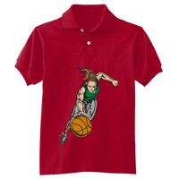 Youth 50/50 EcoSmart® Jersey Knit Polo Thumbnail