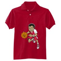 Youth 50/50 EcoSmart® Jersey Knit Polo Thumbnail