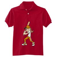 Youth 50/50 EcoSmart® Jersey Knit Polo Thumbnail