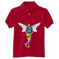 Youth 50/50 EcoSmart® Jersey Knit Polo Thumbnail