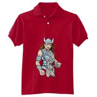 Youth 50/50 EcoSmart® Jersey Knit Polo Thumbnail