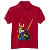 Youth 50/50 EcoSmart® Jersey Knit Polo Thumbnail