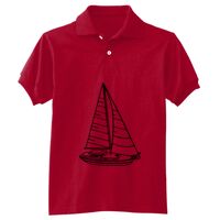 Youth 50/50 EcoSmart® Jersey Knit Polo Thumbnail