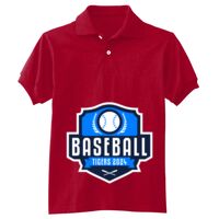 Youth 50/50 EcoSmart® Jersey Knit Polo Thumbnail